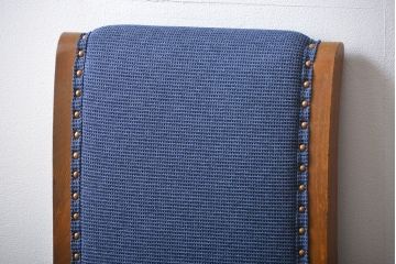 アンティーク家具　古い木のアンティークなダイニングチェア2脚セット