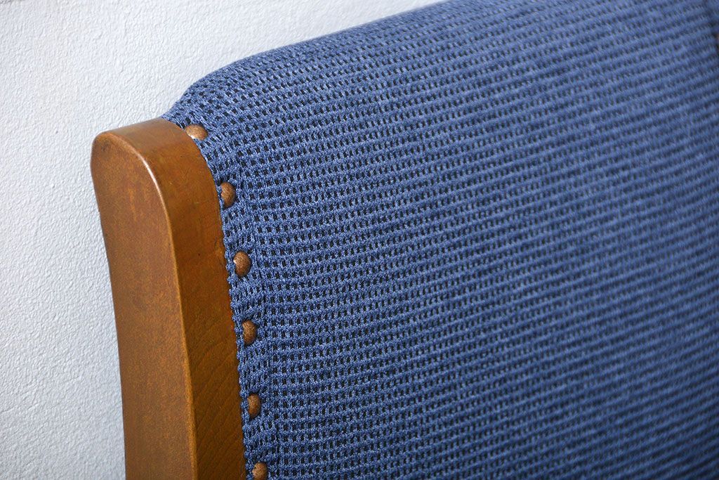 アンティーク家具　古い木のアンティークなダイニングチェア2脚セット