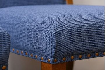 アンティーク家具　古い木のアンティークなダイニングチェア2脚セット