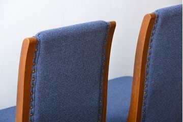 アンティーク家具　古い木のアンティークなダイニングチェア2脚セット