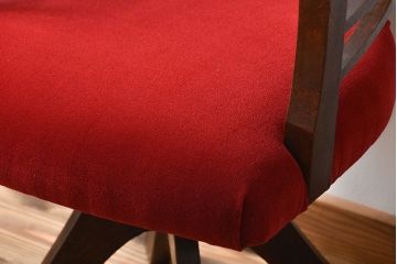 アンティーク家具　大正ロマン　ナラ材!アンティークアームチェア(回転イス)