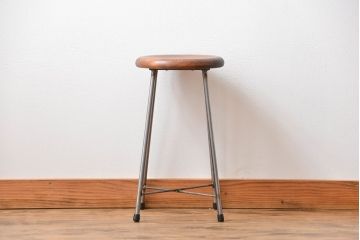 ラフジュ工房オリジナル　アイアンスツール1脚(2)(椅子)