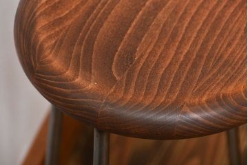 ラフジュ工房オリジナル　アイアンスツール1脚(2)(椅子)