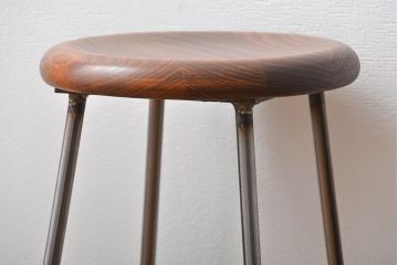 ラフジュ工房オリジナル　アイアンスツール1脚(2)(椅子)