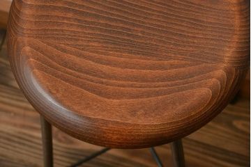 ラフジュ工房オリジナル　アイアンスツール2脚セット(1)(椅子)