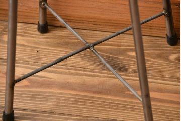 ラフジュ工房オリジナル　アイアンスツール2脚セット(2)(椅子)