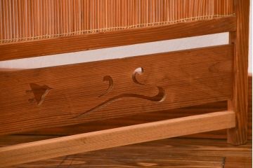 アンティーク雑貨　昭和レトロ　作りの良い4連衝立て(パーテーション)