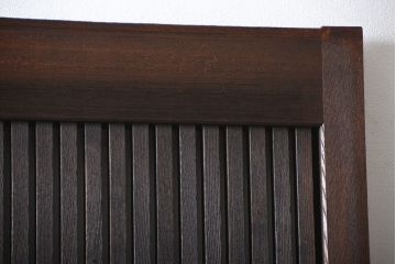 古民具・骨董　総欅材!格子蔵戸(引き戸、玄関戸)