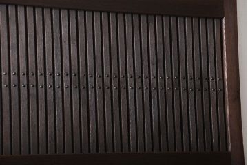 古民具・骨董　総欅材!格子蔵戸(引き戸、玄関戸)