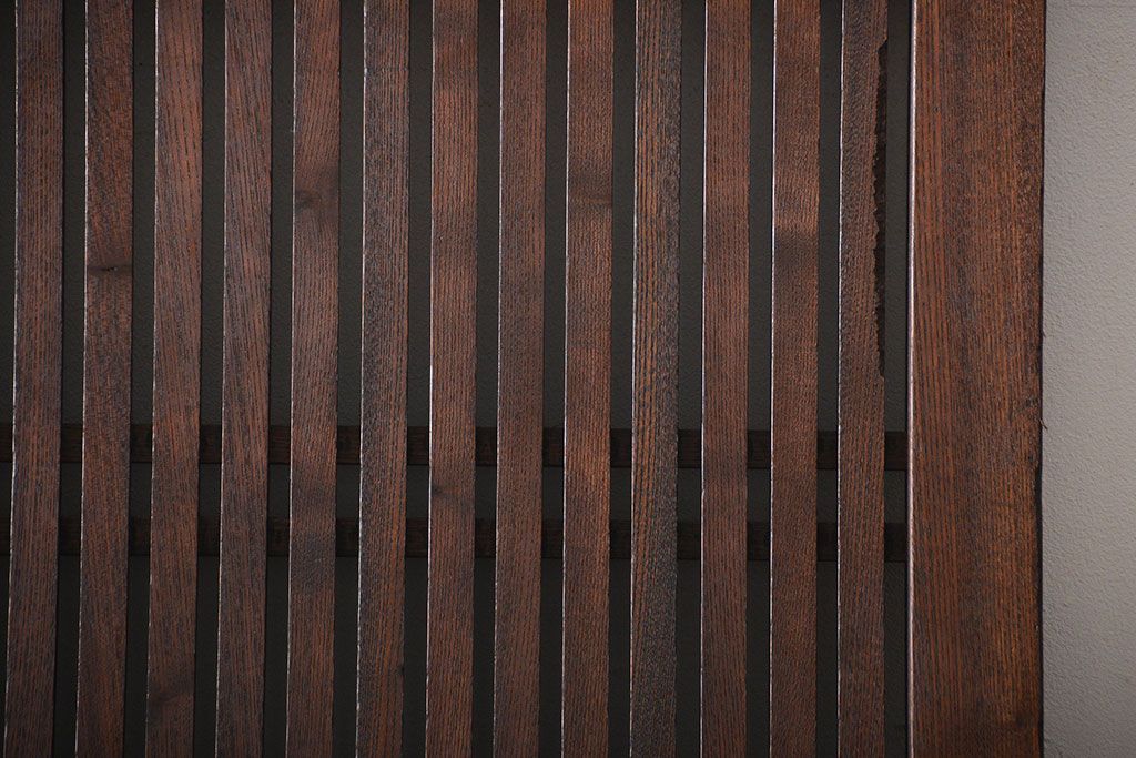 古民具・骨董　総欅材!格子蔵戸(引き戸、玄関戸)