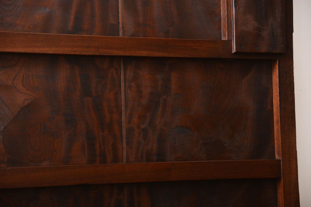 古民具・骨董　総欅材!格子蔵戸(引き戸、玄関戸)