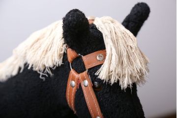 アンティーク雑貨　イギリスアンティーク　かわいいロッキングホース