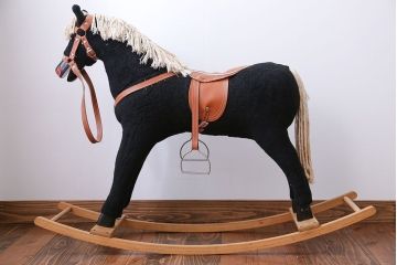 アンティーク雑貨　イギリスアンティーク　かわいいロッキングホース