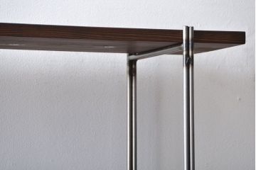 ラフジュ工房オリジナル アイアンの薄型飾り棚【中】(陳列棚、アイアンラック)