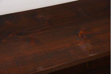 ラフジュ工房オリジナル アイアンの薄型飾り棚【中】(陳列棚、アイアンラック)