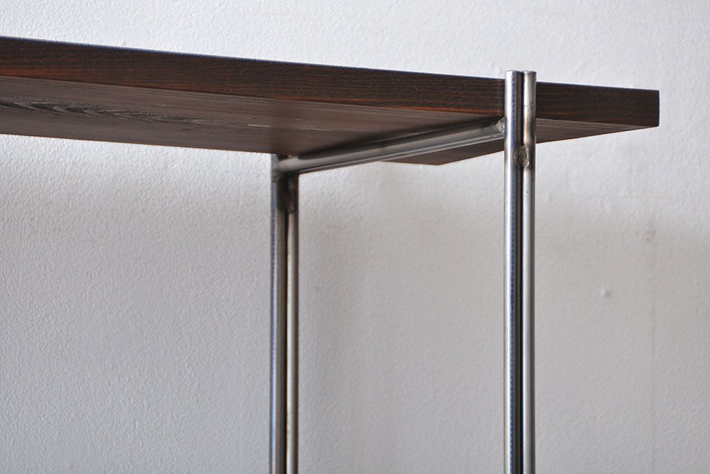 ラフジュ工房オリジナル アイアンの薄型飾り棚【小】(陳列棚、アイアンラック)