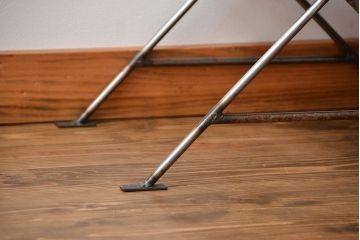 ラフジュ工房オリジナル アイアンの薄型飾り棚【小】(陳列棚、アイアンラック)