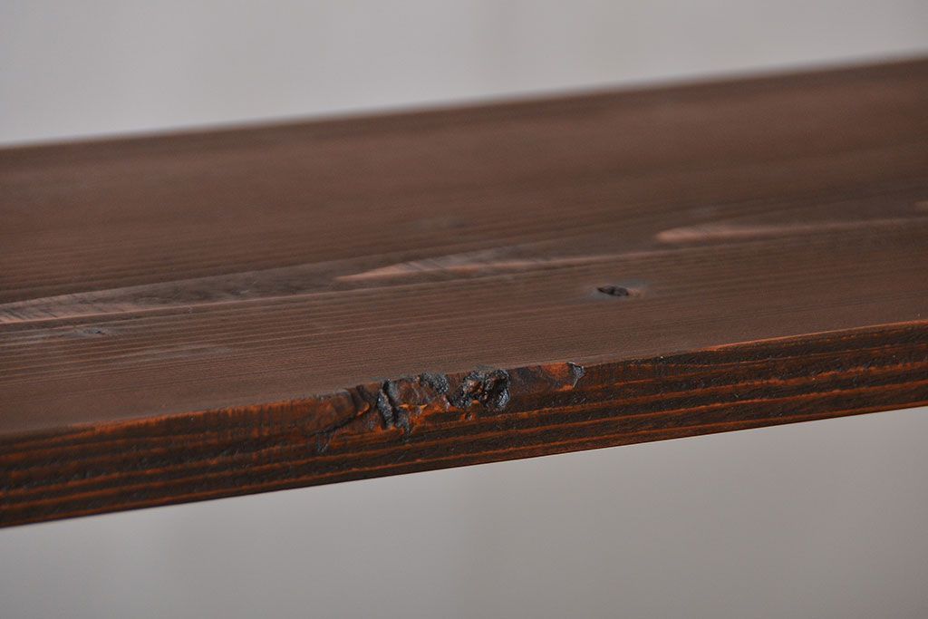 ラフジュ工房オリジナル アイアンの薄型飾り棚【小】(陳列棚、アイアンラック)