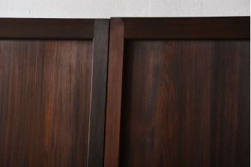 アンティーク　組子入りのダイヤガラス帯戸4枚セット(和風建具)