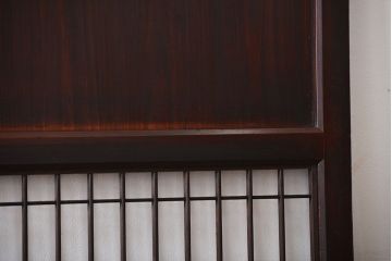 古民具・骨董　味のある障子帯戸(建具、引き戸)