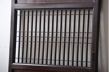 古民具・骨董　味のある障子帯戸(建具、引き戸)