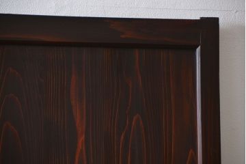 古民具・骨董　味のある障子帯戸2枚セット(建具、引き戸)