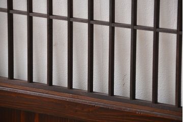 古民具・骨董　味のある障子帯戸2枚セット(建具、引き戸)