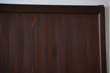 古民具・骨董　味のある障子帯戸2枚セット(建具、引き戸)