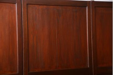 古民具・骨董　古い帯戸4枚セット(和風建具、板戸)