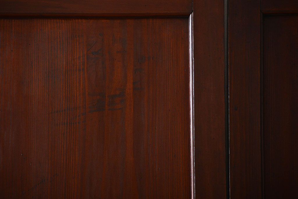 古民具・骨董　古い帯戸4枚セット(和風建具、板戸)