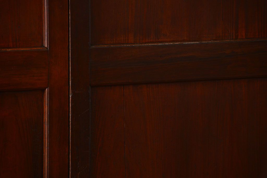 古民具・骨董　古い帯戸4枚セット(和風建具、板戸)