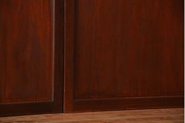 古民具・骨董　古い帯戸4枚セット(和風建具、板戸)