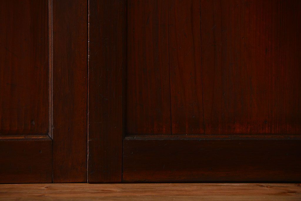 古民具・骨董　古い帯戸4枚セット(和風建具、板戸)