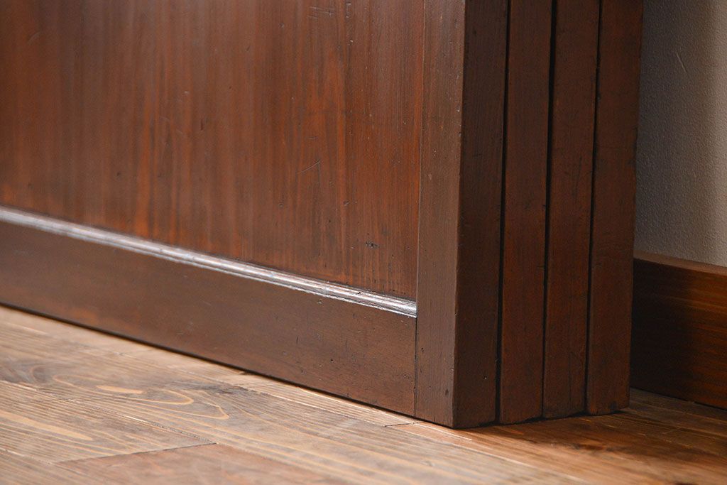 古民具・骨董　古い帯戸4枚セット(和風建具、板戸)