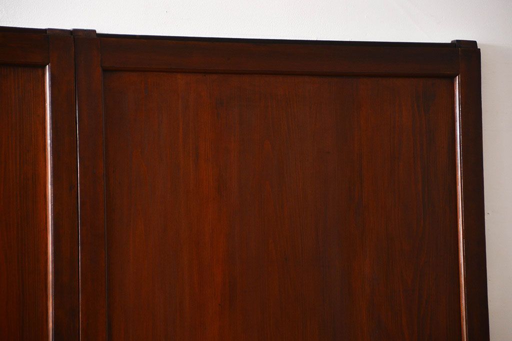 古民具・骨董　古い帯戸4枚セット(和風建具、板戸)