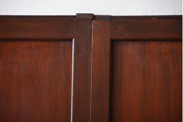 古民具・骨董　古い帯戸4枚セット(和風建具、板戸)