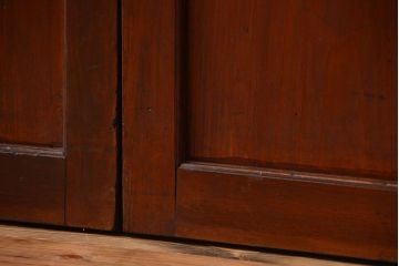 古民具・骨董　古い帯戸4枚セット(和風建具、板戸)