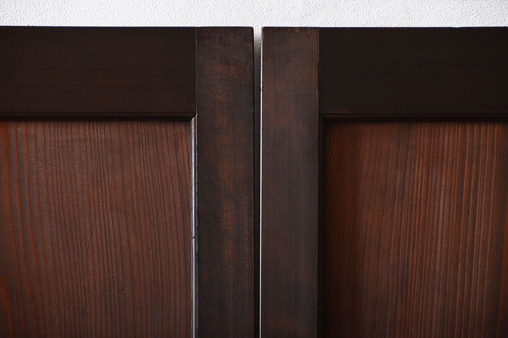 アンティーク　上質な作りの帯戸4枚セット(建具、古民家)