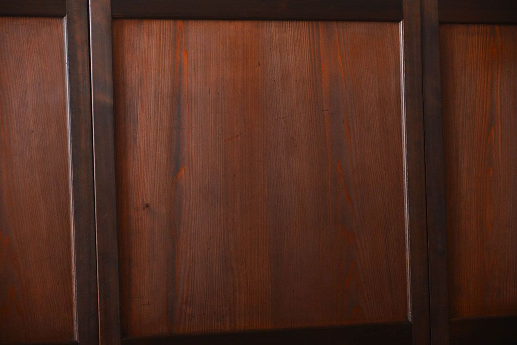 アンティーク　上質な作りの帯戸4枚セット(建具、古民家)