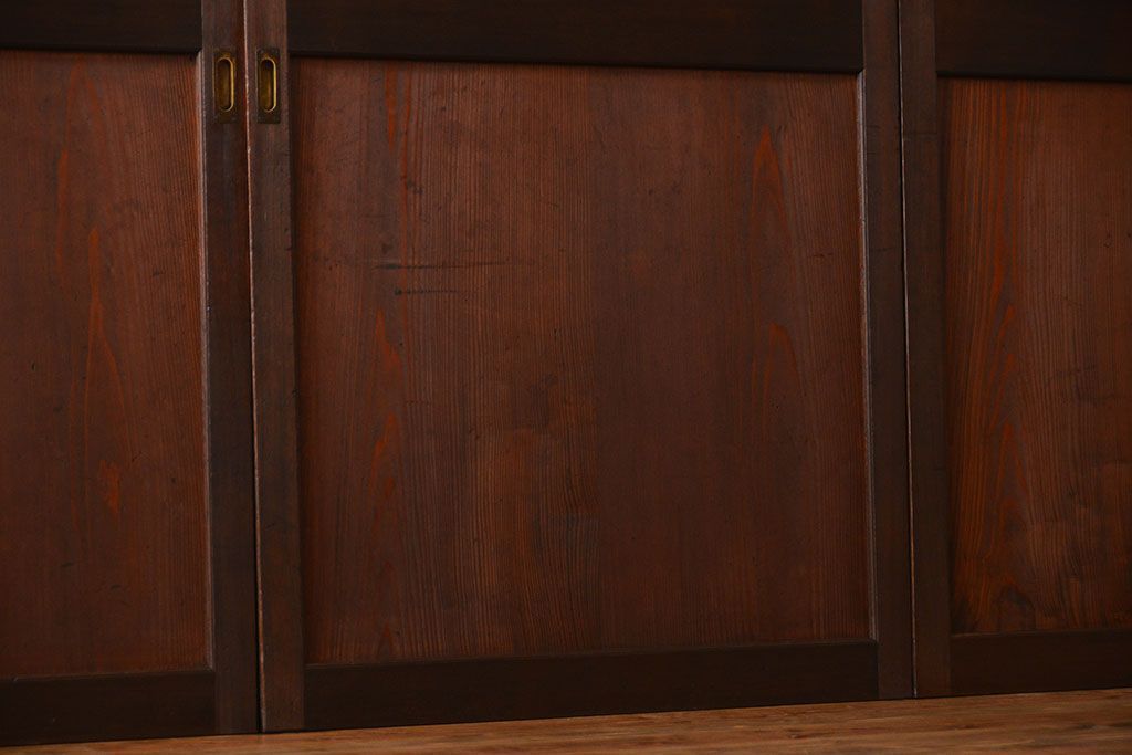 アンティーク　上質な作りの帯戸4枚セット(建具、古民家)