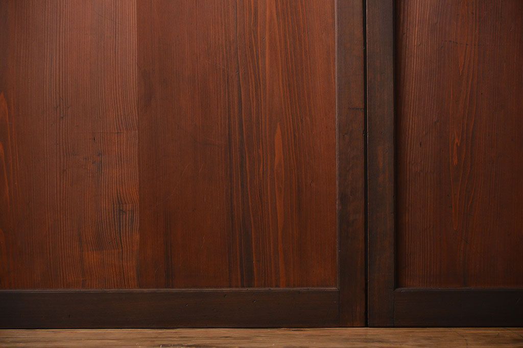 アンティーク　上質な作りの帯戸4枚セット(建具、古民家)