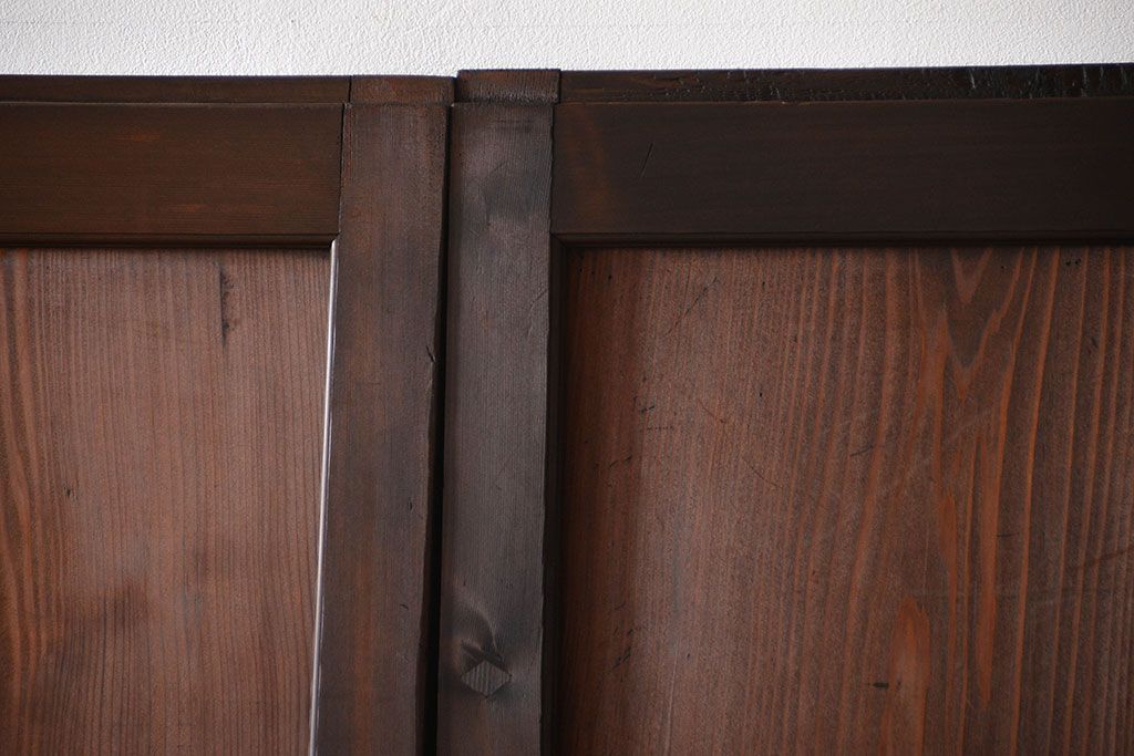アンティーク　上質な作りの帯戸4枚セット(建具、古民家)