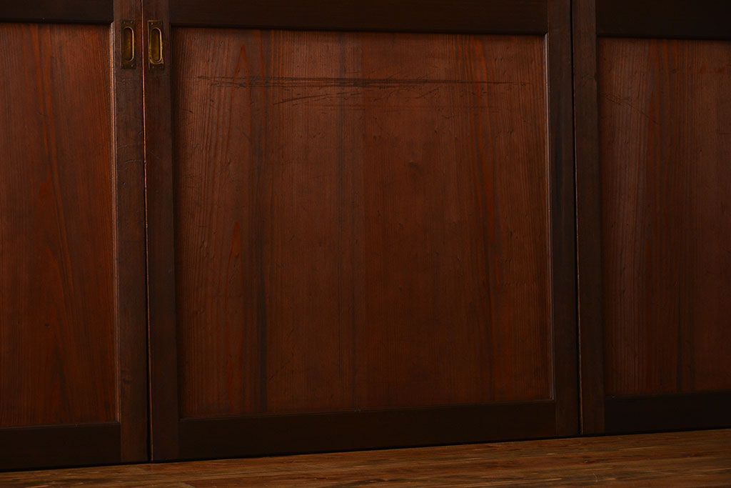 アンティーク　上質な作りの帯戸4枚セット(建具、古民家)