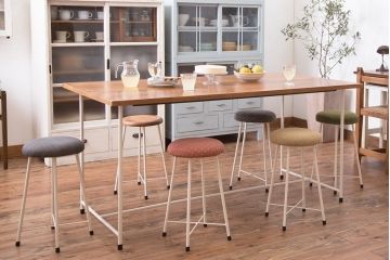 アンティーク家具　シンプルなワークスツール(デスク用椅子・机イス、チェア)1脚