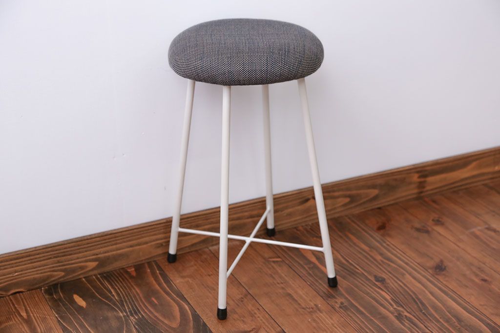 アンティーク家具　シンプルなワークスツール(デスク用椅子・机イス、チェア)1脚