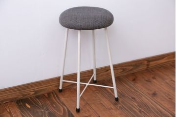 アンティーク家具　シンプルなワークスツール(デスク用椅子・机イス、チェア)1脚