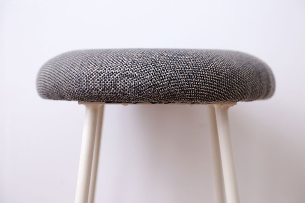 アンティーク家具　シンプルなワークスツール(デスク用椅子・机イス、チェア)1脚