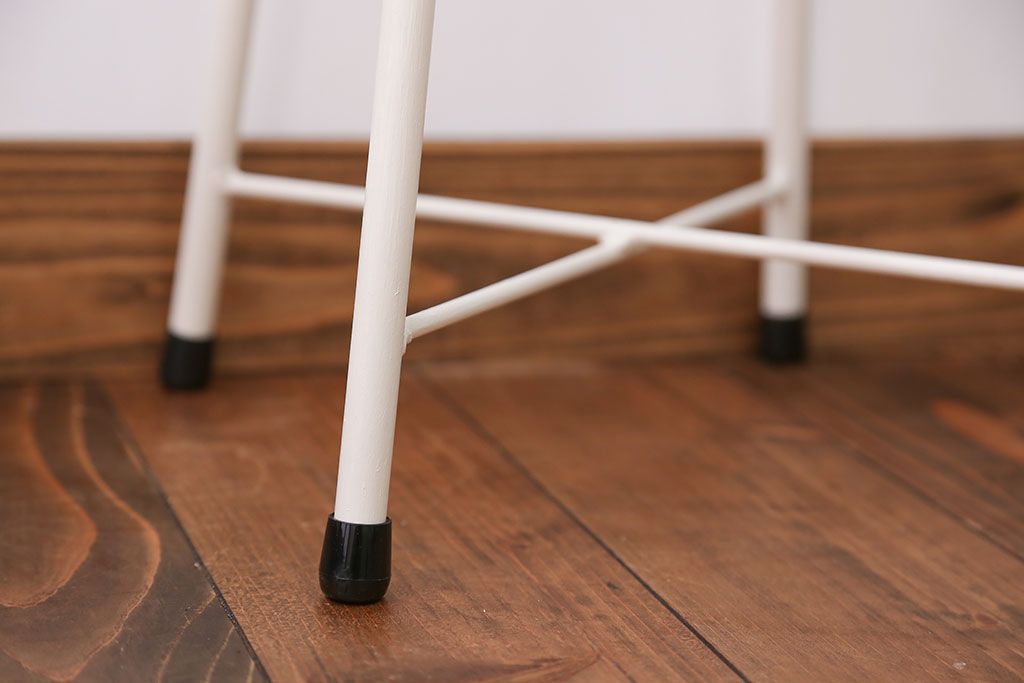 アンティーク家具　シンプルなワークスツール(デスク用椅子・机イス、チェア)1脚