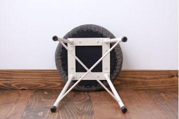 アンティーク家具　シンプルなワークスツール(デスク用椅子・机イス、チェア)1脚