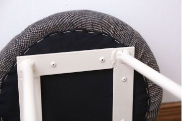 アンティーク家具　シンプルなワークスツール(デスク用椅子・机イス、チェア)1脚